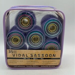 Vidal Sassoon set of 35 self-grip hair rollers